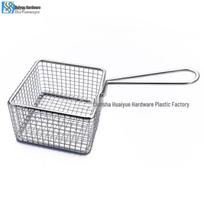 Stainless Steel Hot Pot Skimmer with Sieve and Hanging Hook gray
