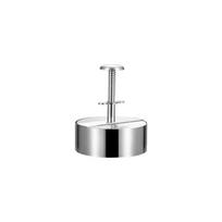 Stainless Press for Homemade Patties with Non-Stick Coating L gray