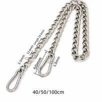 40/50/100cm Kabamosios kėdės grandinė 304 nerūdijančio plieno hamako grandinė Kabamosios kėdės hamako pakabinimas 100cm*3.5mm