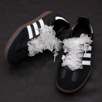 White Lace Ruffle Shoelaces Ballet Style Fungus Edge Shoelace Sweet Frill Ribbon Laces for Sneakers Casual Shoes Width 1.2cm/3cm 120cm black