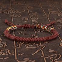 Tibetan Buddhist Bracelet Unisex Handmade Braided King Kong Knot Colorful String Bracelets for Women Men Lovers Lucky Jewelry ruda