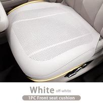 Automobilio sėdynės pagalvėlė Tesla Model 3/Y, Napa oda, pralaidi orui, universali keturiems sezonams, pilnai dengianti priekinės ir galinės sėdynės pagalvėlė Artificial leather&Four Seasons