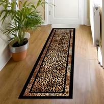Leopardo Ilgas Koridoriaus Kilimas Restorano Fojė Neslystantis Dekoro Kilimas Patogus Miegamojo Ilgas Kojų Kilimas Svetainės Grindų Kilimėlis 40X120CM