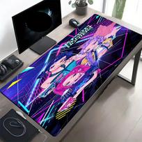 KPop Demon Hunters Print Mouse Pad, Anti‑Slip Desktop keyboard Mat, for PC Laptop Gaming Working Daily Use, Cool Festival Surprise Gift 30cmx80cm