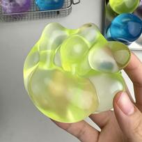 High Transparency Moldable Coconut Oil Handmade Ball, Squishy Balls Squeeze Toy Stress Relief Funny Gift