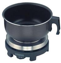 Rommelsbacher RK 501/SU Degiklių/virimo zonų skaičius 1, Nerūdijantis plienas/ juodas, 500 W, Elektrinis, Automatinė kelioninė kaitlentė