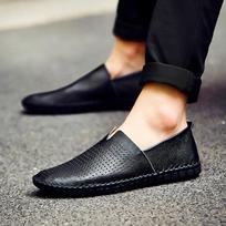 Originali karvės oda Vyriški mokasinai Madingi rankų darbo mokasinai Minkšta oda Mėlyni slip-on Vyriški laivininkų batai DIDELIS DYDIS 38~47 42 beige