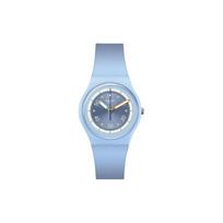 Swatch Moteriskas 34mm Melynas Laikrodis SO31L100 SO31L100 Blue Dial white