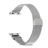 Milano apyrankė Apple Watch dirželiui Ultra 2 49mm 44mm 40mm 45mm 41mm 38mm 44mm Apyrankė iWatch Series 9 3 6 5 SE 7 8 dirželiui 42mm 44mm 45mm 49mm sidabras