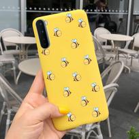 Mielas saulėgrąžos dėklas Oneplus Nord telefonui, minkšto silikono dėklai One Plus Nord galiniam dangteliui AC2001 AC2003, smūgiams atsparūs buferiniai dėklai Oneplus Nord yellow