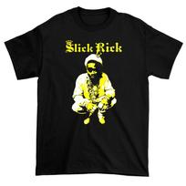 Slick Rick The Ruler Old School Hip Hop T-shirt Black Tee All Sizes X113 S įvairiaspalvis