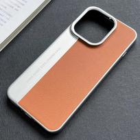For OPPO Find X9 Pro Case Hard Business Luxury Leather Anti Fall Metal lens Protect Cover For Find X9 Shell Shockproof Bumper OPPO Find X9 tamsiai ruda spalva
