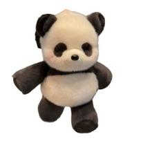 Bėgančios Škotijos karvės pliušinis žaislas 45cm Mielas minkštas žaislas Panda apkabinama pagalvė Gimtadienio dovana vaikams suaugusiems Namų biuro dekoras juoda