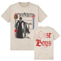 Lost Boys kardas Marškinėliai Phoebe Bridgers Dainininkės Dizainas T-shirt Grafinis Spaudinys Merch Unisex Gatvės Stilius Trumpomis Rankovėmis Medvilniniai Moteriški Marškinėliai S smėlinė