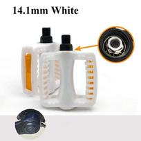 Itin lengvas kojinis pedalas 12,4/13,7/14,1 mm vaikiškam dviračiui Dviračių priedai 14.1mm White