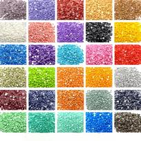 15000 30 Colors Flat Back Round Resin Beads for - Round Drill Supplies for 5D DIY One Size blue