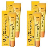 Pretty Lip Sleeping Mask Pack Honey & Berry Lip Pack 15g 4 pcs yellow
