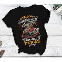 Camisa Zz Top The Sharp Dressed Negra S 234xl Jn1014 Vintage Casual Fashion Slightly Homme Comfortable Stretched 4XL gray
