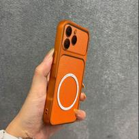 Upgraded Big Lens Protection Case for realme 15T Luxury Leather Casing with Magnetic Ring realme 15T gray