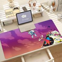 Rap Singer K-kanye W-west Mouse Pad Anti Slip Rubber Edge Locked Thickened Laptop Gaming Desk Mat 40x90cm