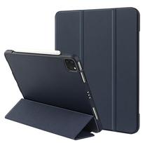 Case for iPad Pro 11  M2 2022 / M1 2021 / 2020 / 2018, Smartcase with stylus holder, navy blue
