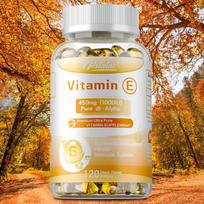Vitamin E 450mg 1000IU Softgels - Clinically Proven Natural Vitamin E Complex Supplement (Contains d-Alpha Tocopherol) for Immune System Health and