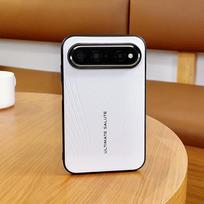 Dėklas Huawei Pura X View 5G, itin plonas, draugiškas odai, prabangus matinis odinis, atsparus smūgiams, apsauginis, kietas galinis dangtelis, priedai Huawei Pura X View balta