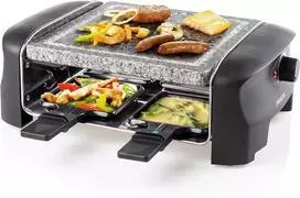 Princess akmens raclette grilis 600 W, 4 asmenims, juodas, 01.162810.01.001