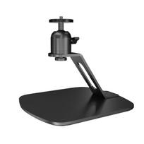 Universal Metal Desk Stand For Projectors Cameras 1/4inch Mounting Thread No Drilling Required Construction 1 gray