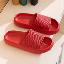 Qidashun vasariniai vaikiški šlepetės - universalūs storapadžiai šlepetės namų reikmėms, dydžiai 28-35 Size 32-33 raudona