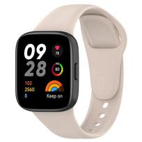 Laikrodžio apyrankė For Redmi Watch 3 Originali išmaniojo laikrodžio apyrankė Silikoninė riešo apyrankė-juosta For Xiaomi Redmi3 Dirželis Correa For Redmi Watch 3 smėlis