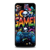 Telefono dėklas, skirtas Samsung Galaxy A56 A36 A26 A06 A16 A24 A36 A54 A14 A42 A22 A20 A12 A10 5G, minkštas TPU korpusas, žaidimų konsolė Samsung A16 5G black