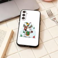 Animacinis S-Snoopy-šuo-y Mielas telefono dėklas Samsung Galaxy A73,A72,A71,A70,A53,A52,A51,Kitiems Minkštas juodas korpusas Samsung a71 5g