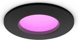 Hue Slim recessed ceiling light, black, 11W, 1000lm, IP44, White and Color Ambiance 929004291101 | 8721103109231