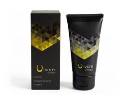 500 Cosmetics, U-Vare, malšina varikozinių venų skausmą, skatina kraujotaką ir odos regeneraciją, vietinio poveikio kremas kojoms, 65 ml