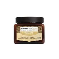 Arganicare, ricino, plaukų priežiūros kreminė kaukė, augimo skatinimui, 500 ml