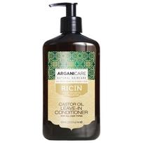 Arganicare, ricinas, nenuplaunamas plaukų kondicionierius, augimo skatinimui, 400 ml