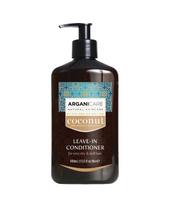 Arganicare, kokosų, nenuplaunamas plaukų kondicionierius, gerinantis elastingumą, 400 ml