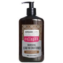 Arganicare, kolagenas, nenuplaunamas plaukų kondicionierius, maitinamasis, 400 ml