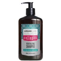 Arganicare, kolageno, plaukų šampūnas, atgaivinantis, 400 ml