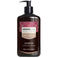 Arganicare, kokosų, maitinamasis ir drėkinamasis plaukų šampūnas, 400 ml