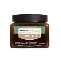 Arganicare, kokosų, plaukų priežiūros kreminė kaukė, drėkinanti ir maitinanti, savaitinė, 500 ml