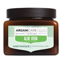 Arganicare, alavijo, veganiška ir be žiaurumo su gyvūnais, plaukų priežiūros kreminė kaukė, drėkinanti ir atkurianti, savaitinis, 500 ml