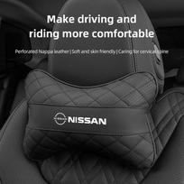 Automobilio galvos atrama/Juosmens atrama Automobilio kaklo pagalvėlė Juosmens pagalvėlė Skirta Nissan Qashqai J10 J11 Navara Juke GTR 350z Patrol Leaf X-trai gray