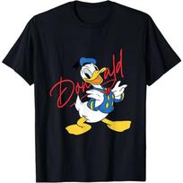 Mickey ir draugai Donaldas Antis Klasikinis vasarinis kvėpuojantis prakaitą sugeriantis universalus madingas marškinėlis 6XL black