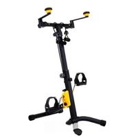 Indoor Mini Fitness Exercise Bike Treadmill Vertical Rehabilitation Bicycle Handrail Cycling Stepper Leg Pedal Trainer black
