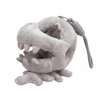 With Lanyard Dinosaur Skeleton Plush Pendant Grey / Pink Plush Hoodie Quirky Bag Charm Soft Fabric Washable Cotton pilka