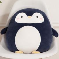 40cm Kawaii minkštas pingvinas, kiaulė, triušis, panda, krabas, mielas zoologijos sodo gyvūnas, pliušinė pagalvė, minkštas pliušinis žaislas, lėlė, vaikų gimtadienio dovana 40cm white