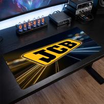 JCB Print Large Mouse Pad Smooth Surface Anti?Slip Desk Mat For Gaming Office Laptop Decoration 30cmx60cm（11.8x23.6inch） black
