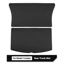 For Tesla Model Y Juniper Trunk Mat Full Coverage Trunk Both Side Guards Seat Backrest Protective Pad Cargo Liner Anti Dirty Mat black